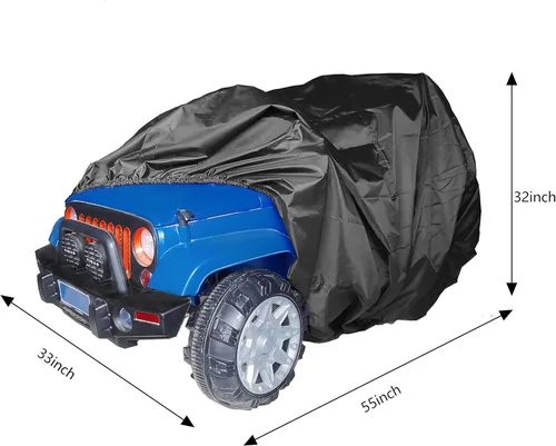 Vista 3 de Funda protectora para automóvil de juguete para niños, para exteriores, para vehículos eléctricos infantiles, ajuste universal, impermeable
