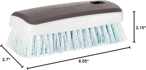 Vista 14 de Scotch-Brite Cepillo de limpieza profunda, para suelos y paredes de azulejos, puertas de ducha, bañeras y más