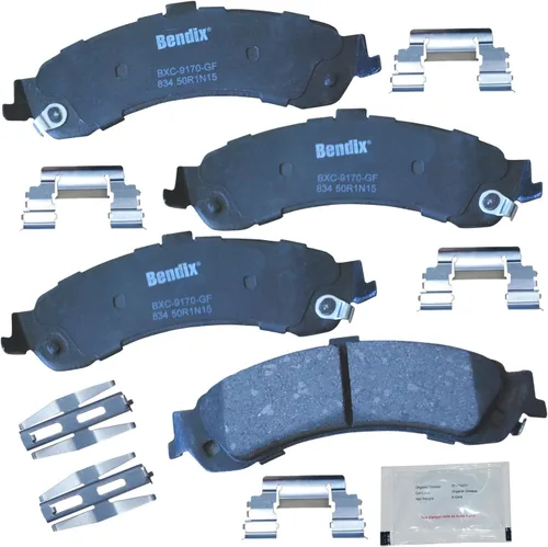 Vista 219 de Pastillas de Freno Traseras Cerámicas Bendix Priority1 CFC1510 para INFINITI QX56 2013-2011, QX80 2024-2014, Nissan Armada 2023-2017