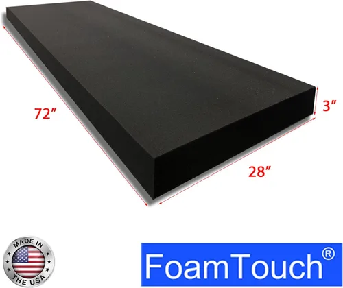 Vista 2 de FoamTouch Colchón de espuma viscoelástica de gel de 3" sin funda