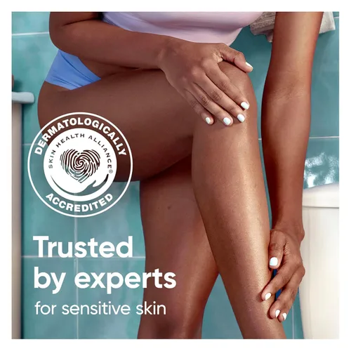 Vista 7 de Venus Moistureglide - Maquinilla de afeitar para mujer, mango reutilizable, 2 recambios de cuchillas de afeitar y soporte de ducha