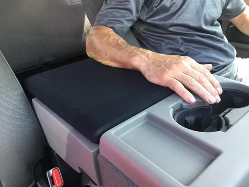 Vista 4 de FORD F150 2002-2017 fundas impermeables de neopreno para apoyabrazos centrales de camionetas, Negro