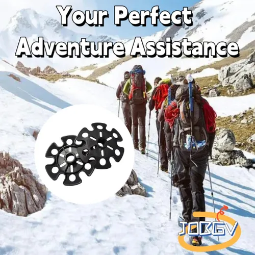 Vista 3 de Puntas para bastón, cesta de esquí de barro extraíble, cesta de copo de nieve, cesta de esquí de barro extraíble, accesorio de repuesto