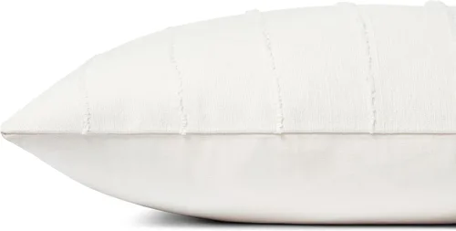 Vista 3 de Loloi Jean Stoffer x Julia Collection PJS0013 - Funda de almohada (18 x 18 pulgadas), color marfil