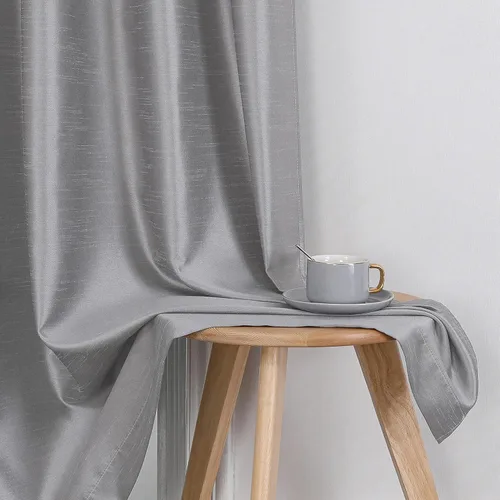 Vista 91 de Chyhomenyc Uptown - Cortinas negras de 24 pulgadas de largo, 2 paneles, cortinas cortas de seda sintética para oscurecer la habitación, cortinas