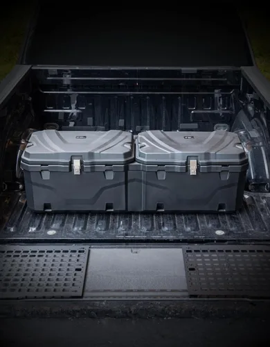 Vista 3 de JOYTUTUS Caja de herramientas de caja de herramientas con cerradura de 160 cuartos de galón, caja de almacenamiento impermeable, caja de carga