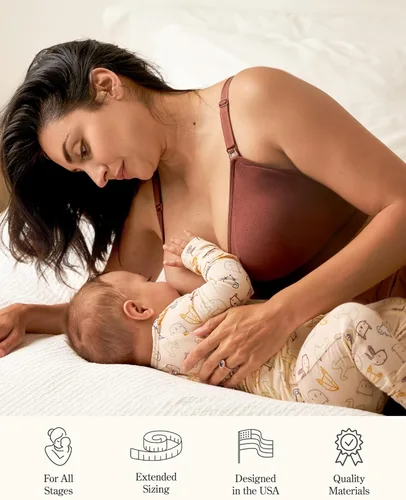 Vista 6 de Kindred Bravely Sublime - Sujetador de lactancia sin costuras Sujetador sin varillas para maternidad y posparto