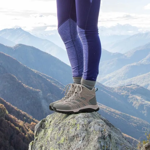 Vista 5 de NORTIV 8 Women's Waterproof Hiking Boots Outdoor Trekking Mid Backpacking Mountaineering lightweight boots