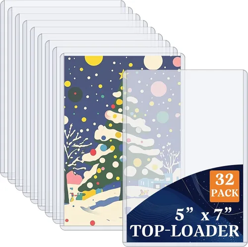 Vista 8 de Vmiapxo Paquete de 50 fundas de plástico duro de 4 x 6 pulgadas, funda impermeable para tarjetas de intercambio, tarjetas de béisbol deportivas