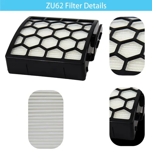Vista 3 de Para Shark ZU62 ZU60 Navigator Zero-M Cepillo autolimpiante Pet Pro Filtro de reemplazo de vacío vertical Comparar ZU62C NV150 NV151 NV251 NV255