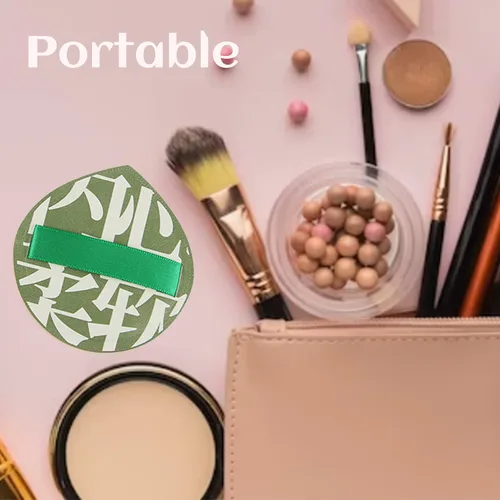 Vista 6 de Esponja de maquillaje, esponja de maquillaje sin látex, esponja para licuadora de belleza húmeda y seca para líquidos, crema, base y polvo