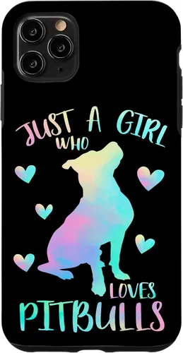 Vista 19 de Just a Girl Who Loves Pitbulls - Carcasa para iPhone 17