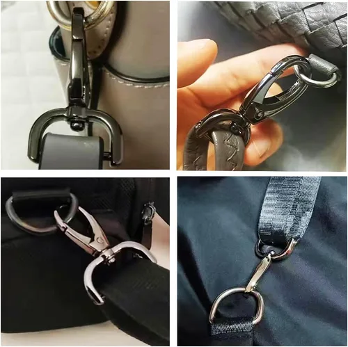 Vista 6 de Broches de pinza de langosta de 1 pulgada/0.984 in, ganchos giratorios para correa, clip para llavero, ganchos de cierre giratorio desmontables