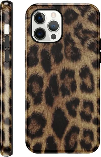 Vista 42 de Funda de teléfono con estampado de guepardo para iPhone 7/8/SE 2020/2022 de 4.7 pulgadas, funda de lujo con diseño de leopardo marrón coqueta a