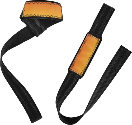 Vista 2 de Sunset Gradient Weightlifting Wrist Wraps 26" Neoprene Padded Heavy Duty Wrist Workout Straps for Weightlifting, Bodybuilding, Strength Training