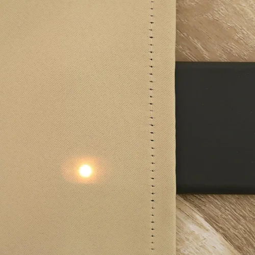 Vista 4 de Pickluc Cortina opaca de cocina de 20 pulgadas de largo, con bolsillo para barra, cortinas para ventanas pequeñas en sala de estar, sótano