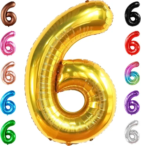 Vista 166 de KatchOn, Globo gigante de oro rosa con el número 5 de 40 pulgadas, globos de cinco globos de oro rosa con el número 5, decoraciones de cumpleaños 5