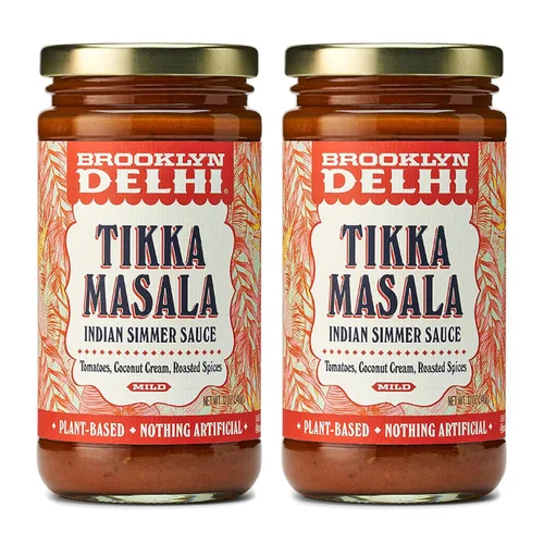 Vista 9 de Brooklyn Delhi - Korma de Coco y Anacardo - Salsa india a fuego lento con crema de anacardo y especias aromáticas - Suficientemente suave para un