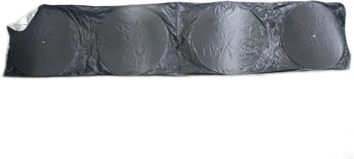 Vista 5 de TMAX Parasol para parabrisas de automóvil, grande, poliéster reflectante 210T, bloquea el calor y el sol, protector solar plegable que mantiene tu
