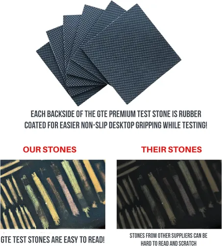 Vista 5 de Kit de prueba de joyería de oro y plata 10K 14K 18K 22K 24K para comprobar metales preciosos 999 925 de desecho