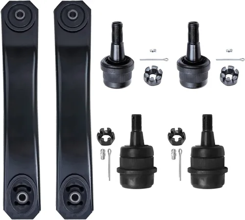 Vista 105 de Detroit Axle - Kit de extremo delantero para Chrysler 300 Dodge Charge 2011-2018 Challenger, 2 brazos de control traseros inferiores, 2 barras
