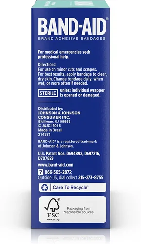 Vista 9 de BAND-AID - Vendas de tela flexible, tamaños surtidos 30 cada uno (paquete de 2)