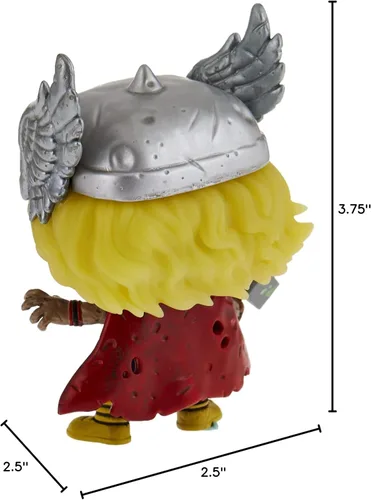 Vista 4 de Funko POP Marvel Zombies #787 - Thor Zombie - Glow in The Dark Special Edition Figure 55646 - Marvel Figure
