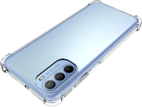 Vista 4 de Funda para Motorola G41 4G Moto G41 Cubierta Transparente TPU Cuatro Esquinas Cubierta Transparente Suave Funda