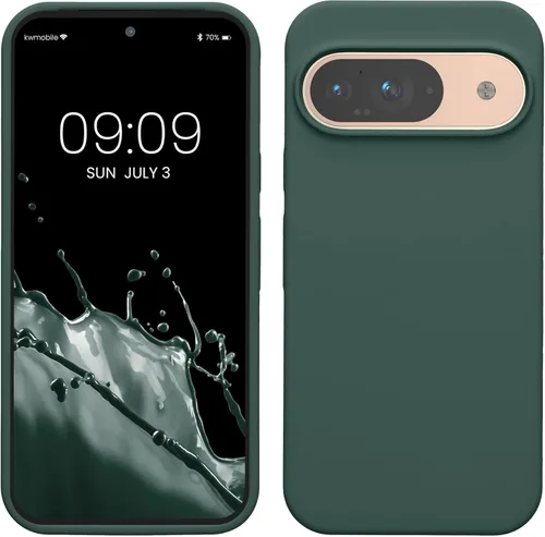 Vista 48 de kwmobile Funda Compatible con Google Pixel 6 Pro - Funda de Teléfono de Silicona TPU con Acabado Suave - Azul Caribe