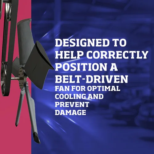 Vista 6 de Flex-a-lite 14556, kit de espaciadores de ventilador, acabado sin pulir, 2