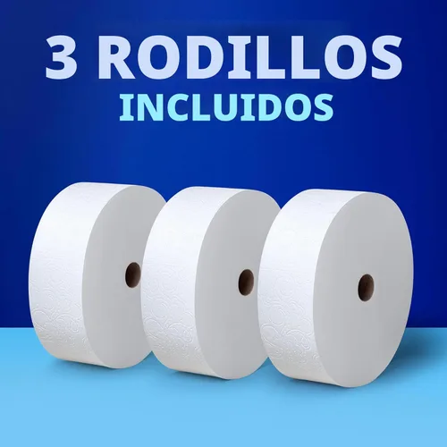 Vista 5 de Charmin Papel higiénico ultra suave, 3 rollos de repuesto Forever Rolls, 2 capas de papel de baño, 3 rollos