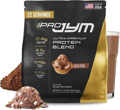 Vista 9 de Pro JYM Proteína en Polvo Sabor Galleta de Chocolate Crunch - Aislados de Proteína de Suero, Caseína y Proteína de Leche, Construcción de Músculo
