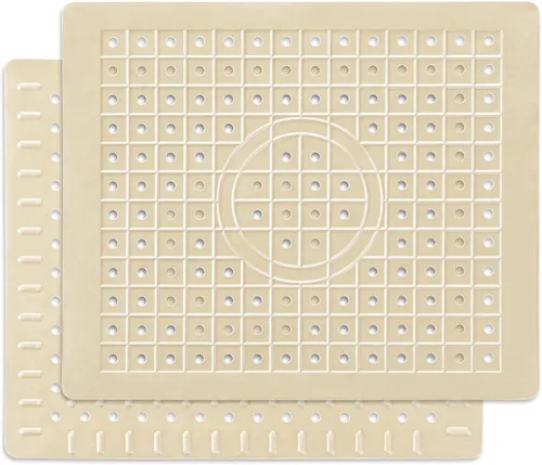 Vista 13 de WILLKOMMEN Tapete para fregadero de cocina, tapete de secado de platos de 12 x 10 pulgadas, alfombrillas protectoras rectangulares para la parte