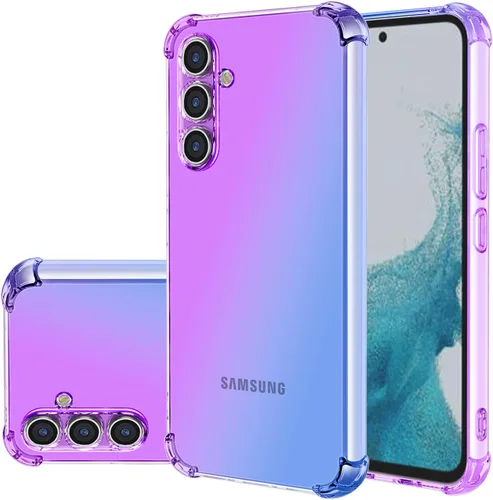 Vista 9 de Funda para Galaxy A54, Samsung A54 5G SM-A546U linda funda para niñas y mujeres, degradado, delgada, antiarañazos, funda protectora de TPU suave a