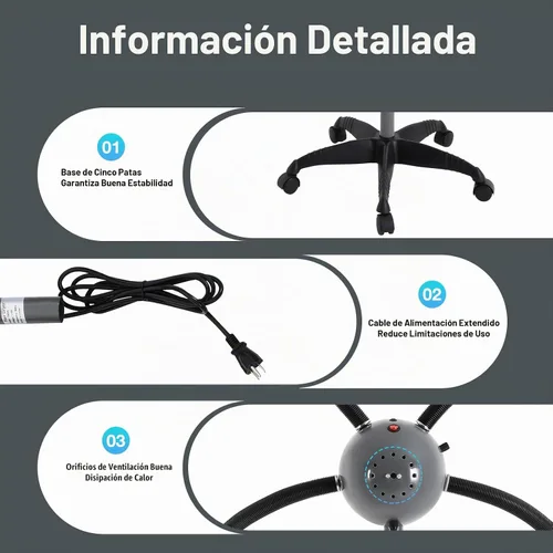 Vista 7 de Máquina de procesamiento de color de cabello infrarrojo con 5 A1