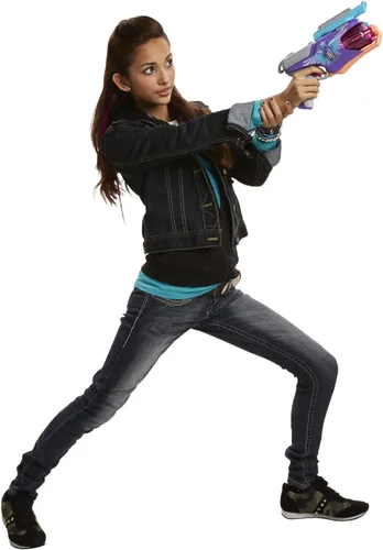 Vista 6 de Pistola de juguete de dardos de Nerf Rebellez, Estándar, Púrpura