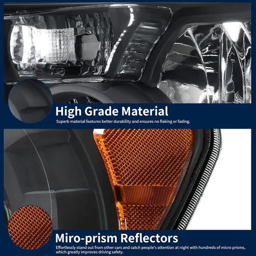 Vista 6 de AUTOSAVER88 Conjunto de faros delanteros compatible con Tundra 2007-2013 / 2008 2009 2010 2011 2012 2013 2014 2015 2016 2017 Reemplazo de faros