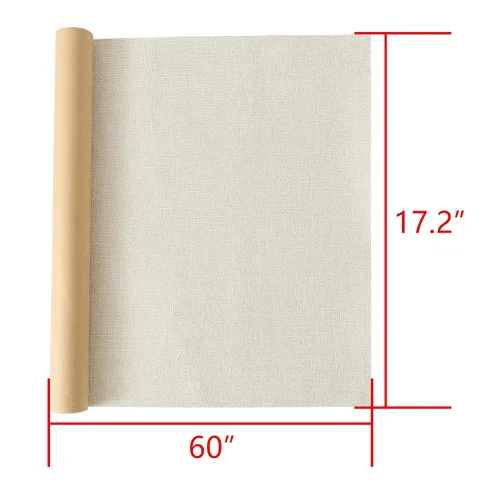 Vista 8 de SANSAM Parche autoadhesivo de tela de reparación de lino, rollo de 17.2 x 60 pulgadas, cinta de reparación de tela para sofás, sofá, ropa, álbumes