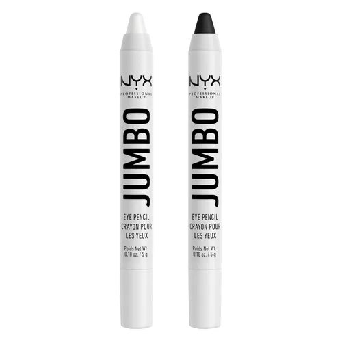 Vista 17 de NYX PROFESSIONAL MAKEUP Lápiz de ojos jumbo, barra de sombra de ojos mezclable y lápiz delineador de ojos, yogur
