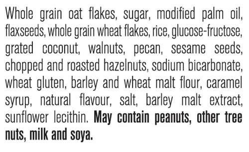Vista 3 de Divina Krunch Granola Cereales, paquete de 3, CEREAL NO OGM (granola de nueces y semillas omega)