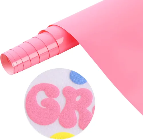 Vista 38 de Tintnut Vinilo de Transferencia de Calor Inflado - Rollo de Vinilo de Transferencia de Calor (HTV) Inflado 3D Color Marfil de 10 pulgadas x 6 pies