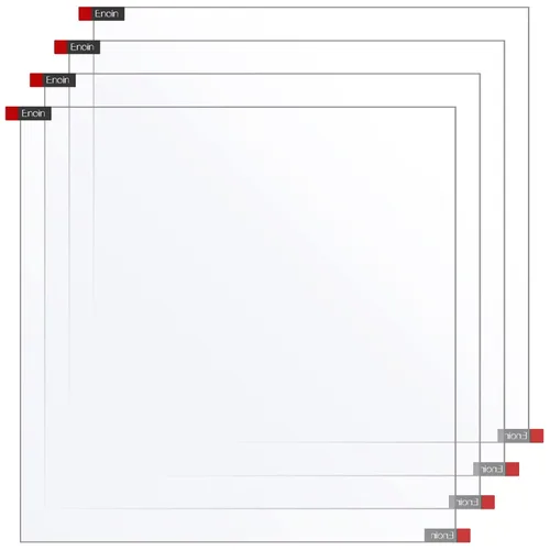 Enoin 4 hojas de acrílico transparente de plexiglás de 3 x 3 pulgadas de grosor de 0.080 pulgadas de grosor y 1/12 pulgadas de grosor, para vidrio,