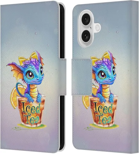 Vista 163 de Head Case Designs Officially Licensed Ruth Thompson Boba Tea Cup O Dragons Leather Wallet Case Compatible with Apple iPhone 7 Plus / 8 Plus