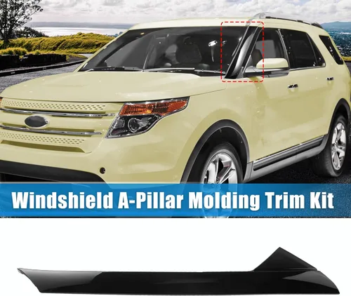 Vista 2 de X AUTOHAUX Panel de moldura de pilar A para Ford Explorer 2011-2019 lado exterior del conductor delantero sustituye a 926-450 BB5Z7803137AA