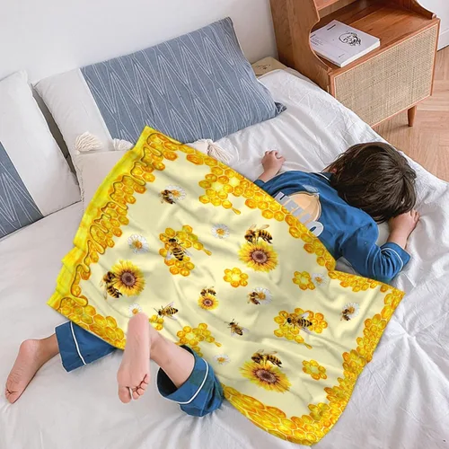 Vista 17 de Manta de otoño de gnomo, gnomo de otoño de 30 x 40 pulgadas, ligera, súper suave y acogedora para sofá, cama, sofá y silla