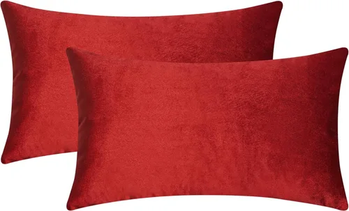 Vista 34 de Home Brilliant Funda de cojín decorativa para el hogar, en terciopelo, para sofá, silla, cama.