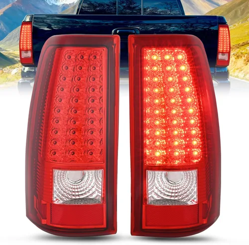 Vista 25 de Nilight Conjunto de luz trasera compatible con Chevy Silverado 1500 1500HD 2500 2500HD 2500 2500HD 3500 2007 Chevrolet Classic OE Style lámpara Lado