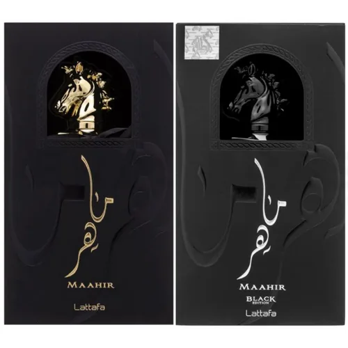 Vista 4 de Lattafa Perfumes Xtra Value Pack - Maahir & Maahir Black Edition EDP - Eau de Parfum 100ML (3.4 oz) I
