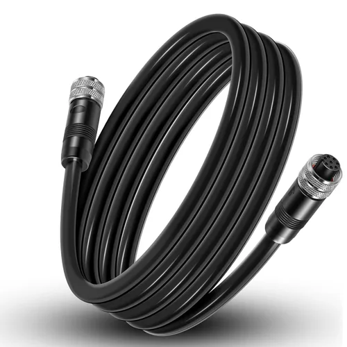 Vista 9 de 720073-6 - Cable Ethernet de 5 pies como EC 5E de repuesto para Humminbird, color negro, apto para hélice, APEX, SOLIX y Onix
