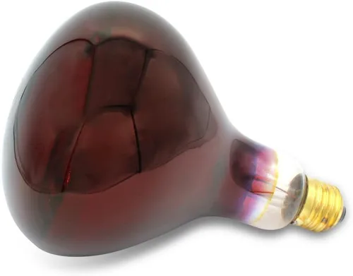 Vista 2 de lumenivo Repuesto de 250 vatios para lámpara de calor Fengrun rojo oscuro de 120 V – Tornillo mediano incandescente E26 – 1 pulgada de diámetro